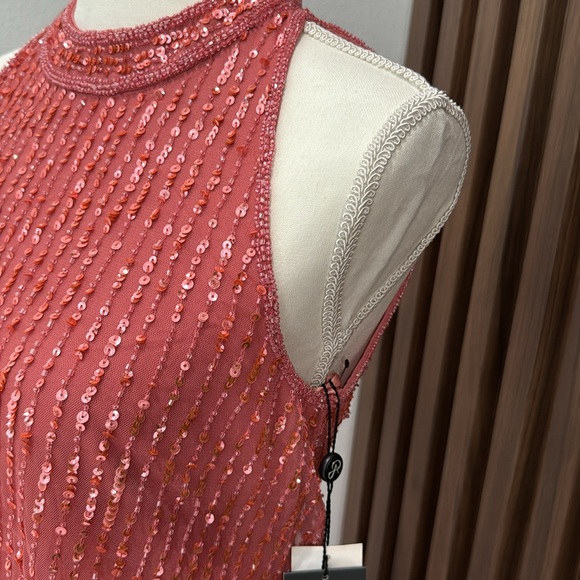 NWT 🏷️ ADRIANNA PAPELL halter dress size 4 - Picture 9 of 14